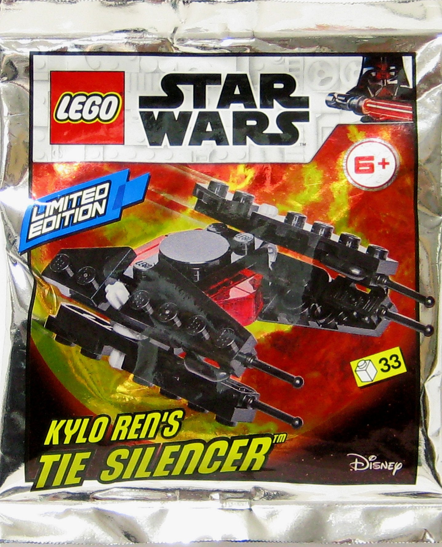 LEGO Star Wars Kylo Ren's Tie Silencer Foil Pack Set 911954