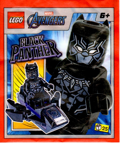 LEGO Marvel Black Panther with Jet Foil Pack Set 242316