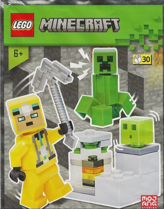 LEGO Minecraft Cave Explorer, Creeper and Slime Foil Pack Set 662302