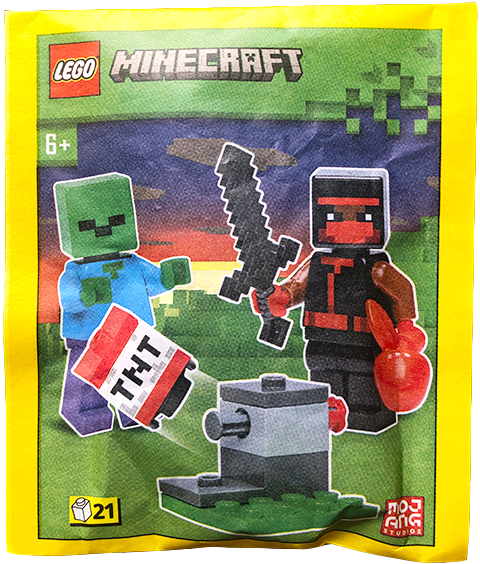 LEGO Minecraft Ninja Zombie and TNT Paper Pack Set 662304