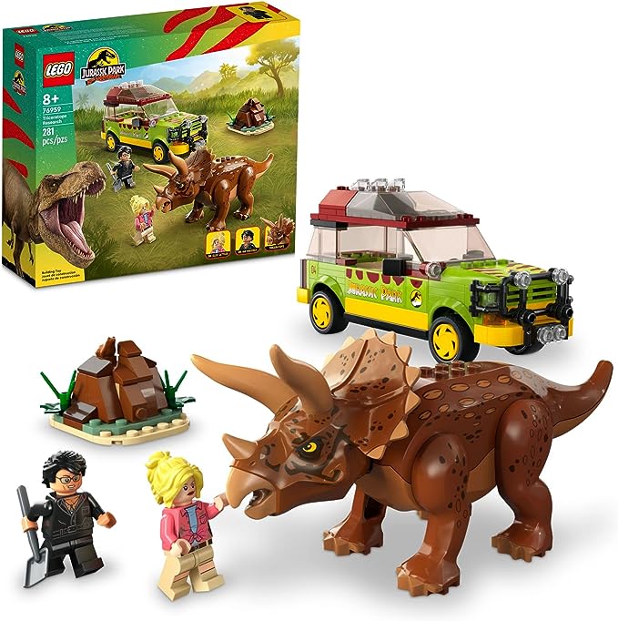 LEGO Jurassic World Triceratops Research Set 76959