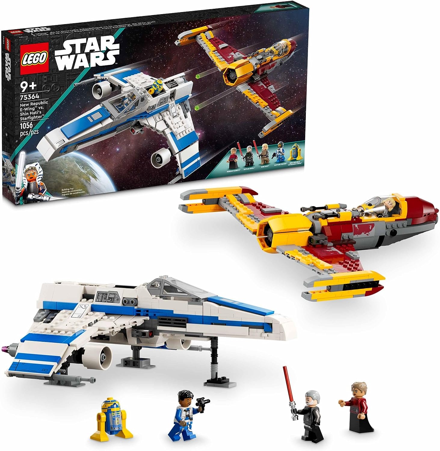 LEGO Star Wars New Republic E-Wing vs. Shin Hati's Starfighter Set 75364
