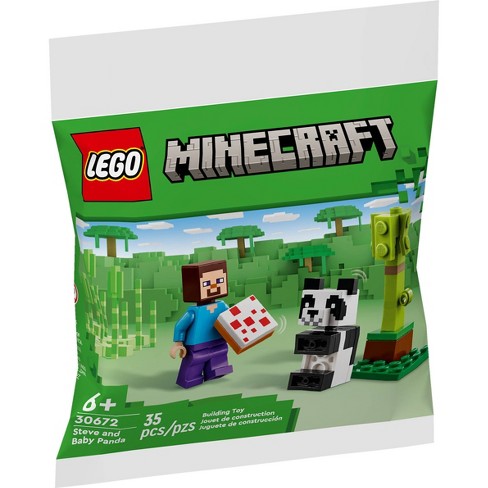 LEGO Minecraft Steve and Baby Panda Polybag Set 30672