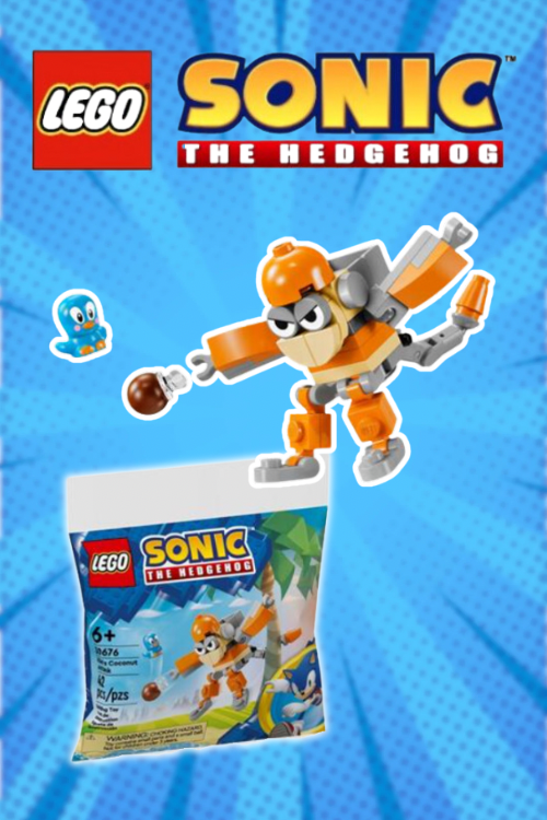LEGO Sonic The Hedgehog Kiki's Coconut Attack Polybag Set 30676