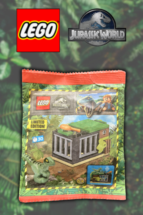 LEGO Jurassic World Raptor and Trap #2 Paper Pack Set 122330