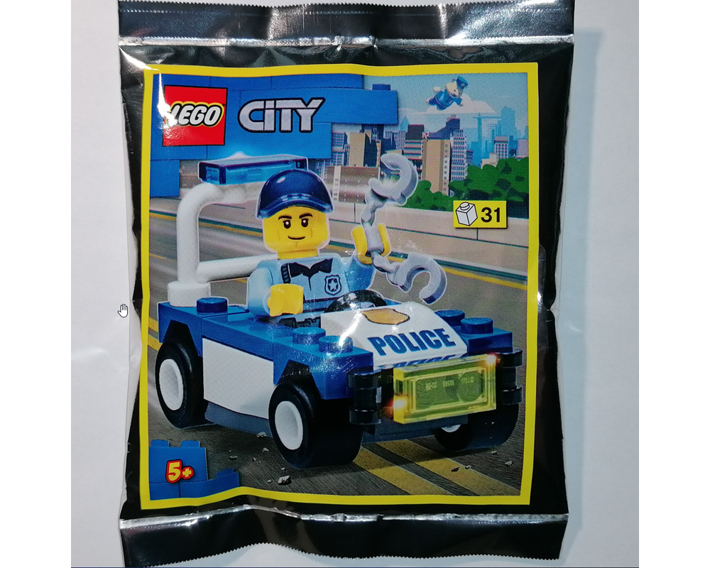 LEGO City Policeman with Car Foil Pack Set 952201