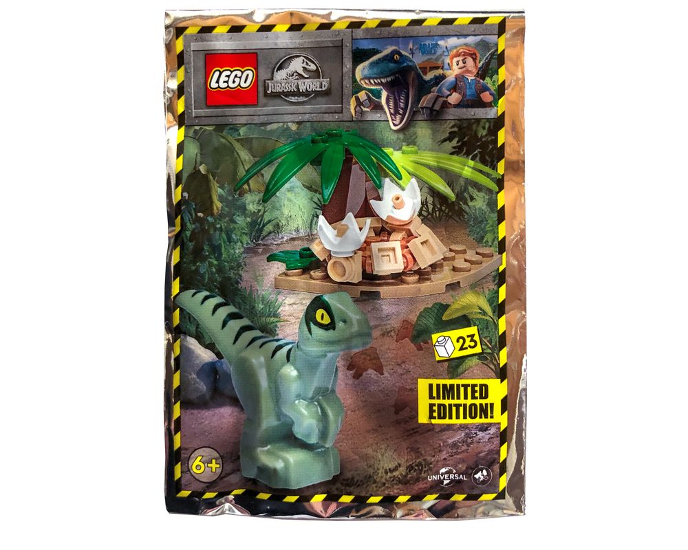 LEGO Jurassic World Raptor with Nest Foil Pack Set 122221