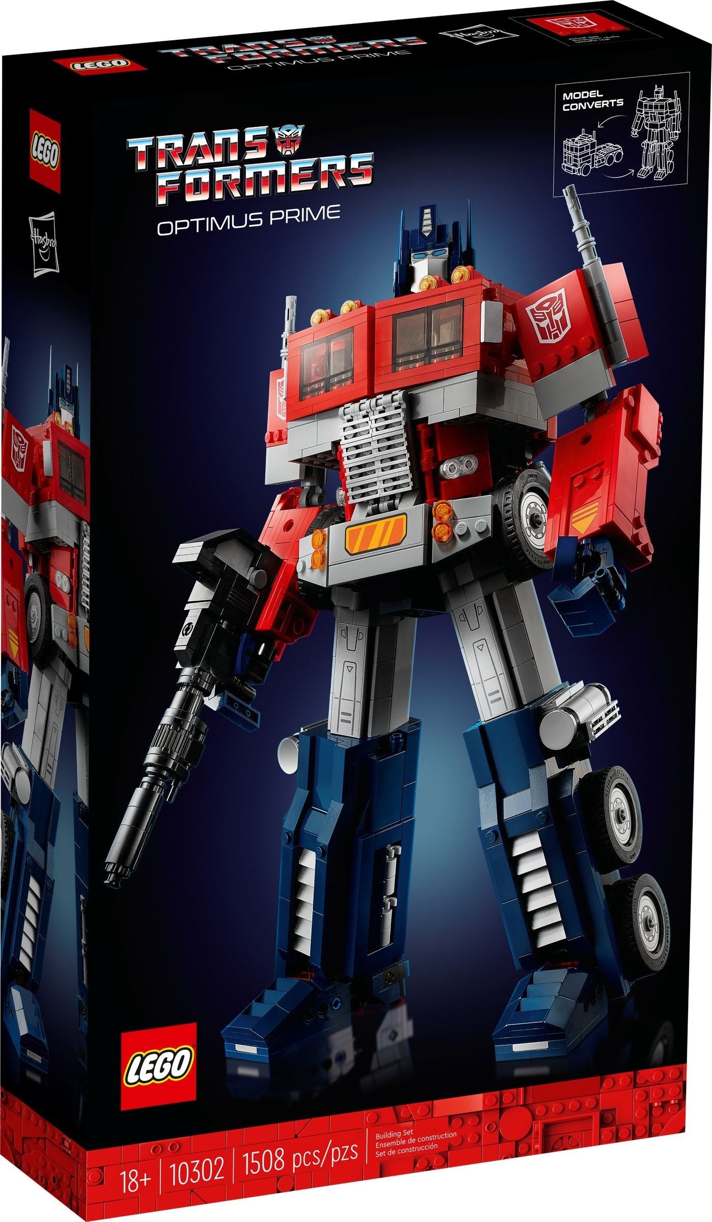 LEGO Icons Optimus Prime Set 10302