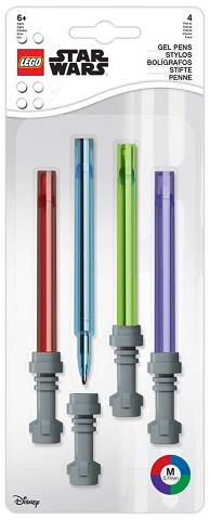 LEGO Star Wars Lightsaber Gel Pen - 4 Pk