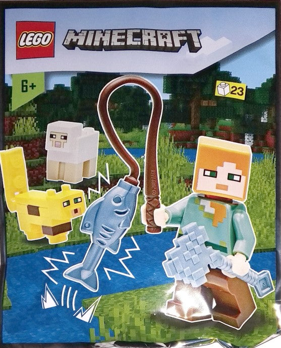 LEGO Minecraft Alex with Ocelot & Sheep Foil Pack Set 622103