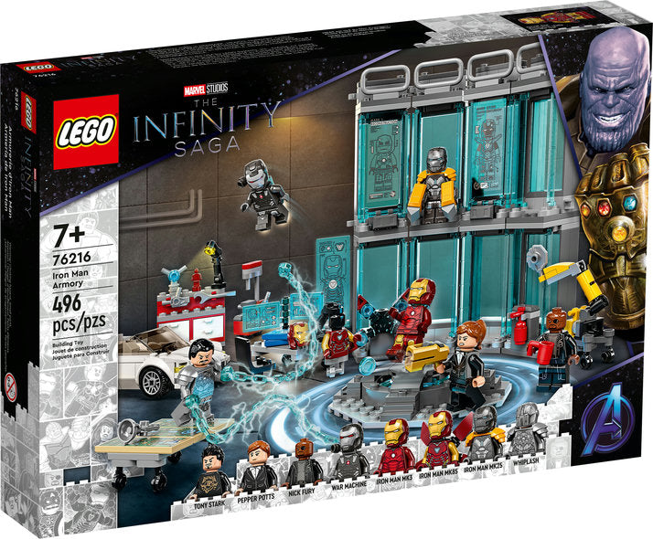 LEGO Marvel Iron Man Amory Set 76216