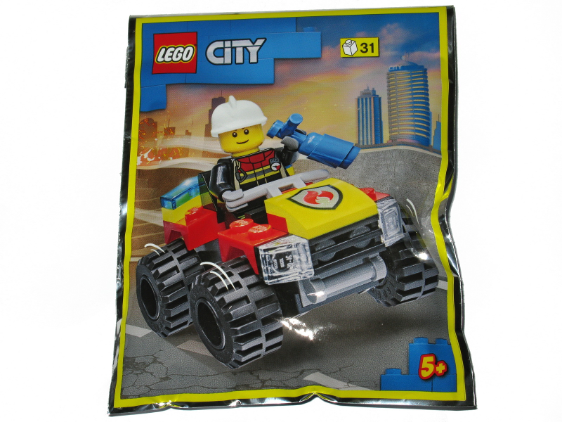 LEGO City Freddy Fresh Fire Quad Foil Pack Set 952206