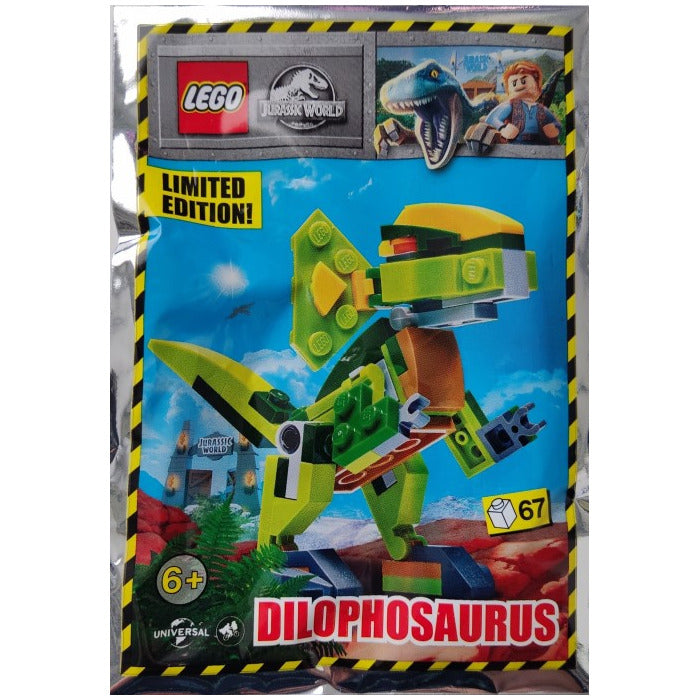 LEGO Jurassic World Dilophosaurus Foil Pack Set 122115